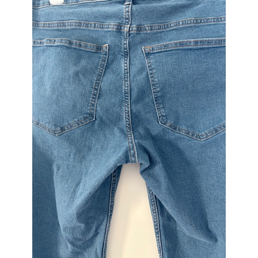 H&M Womens Size 16 Blue Denim Jeans 98%Cotton 2% Elastane Slim Fit Casual Pants - Picture 4 of 6